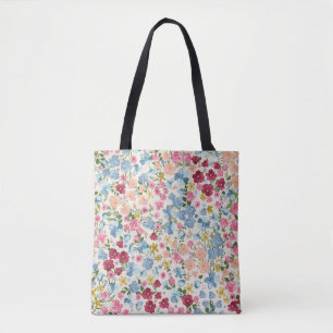 Het bloeien van de midzomerweide naadloos. Plant  Tote Bag