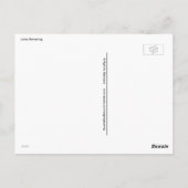 Het Bloeien van Lotus Briefkaart (Achterkant)