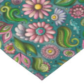 Het bloeien van mooie bloemen tafelkleed (Gekanteld)