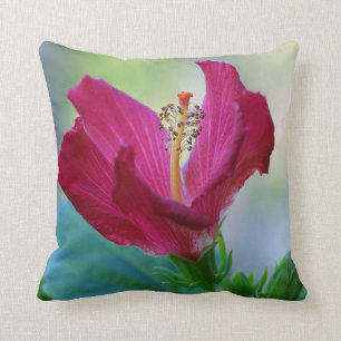 Het bloeiende Hoofdkussen van de Hibiscus Kussen