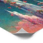 Het bloeiende Poster van de Kunst Fantasy van de t (Hoek)