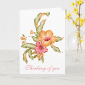 Het bloemen Denken aan u Kaart (Gele Bloem)