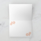 Het bloemen, Jubileum van het harten en duiven Kaart (Binnen)