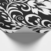 Het bloemen Patroon van het Damast Cadeaupapier (Hoek)