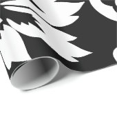 Het bloemen Patroon van het Damast Cadeaupapier (Rol Hoek)