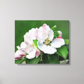 Het bloemen van de muur van het schilderschilderij canvas afdruk (Voorkant)