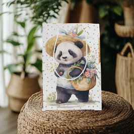 Het bloemenavontuur van Panda Medium Cadeauzakje