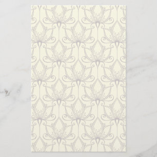 Het BloemenPatroon van de room Briefpapier
