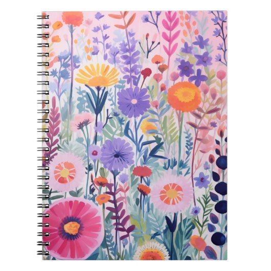 Het Bloemenveld Notitieboek (Voorkant)