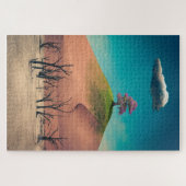 Het bloesem van de woestijn legpuzzel (Horizontaal)