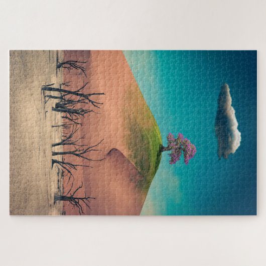 Het bloesem van de woestijn legpuzzel (Horizontaal)