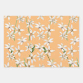 Het bloesem van de zomer Lemon op sinaasappel Inpakpapier Vel (Voorkant 2)