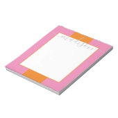 Het Blok van de kleur Gepersonaliseerde Blocnote v (Linkerzijde)