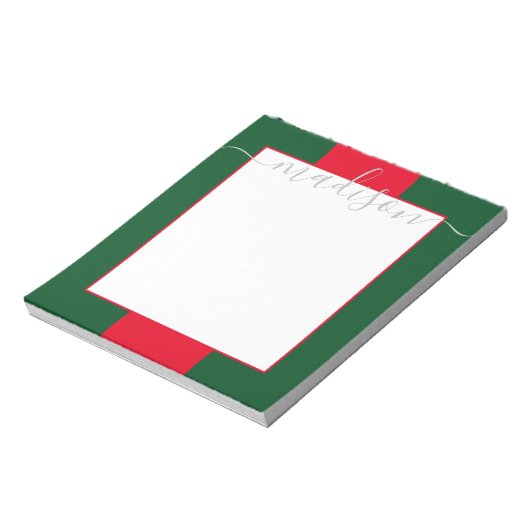 Het Blok van de kleur Gepersonaliseerde Blocnote v (Linkerzijde)