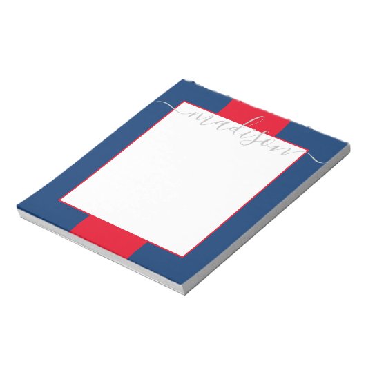 Het Blok van de kleur Gepersonaliseerde Blocnote v (Linkerzijde)