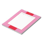 Het Blok van de kleur Gepersonaliseerde Blocnote v (Linkerzijde)