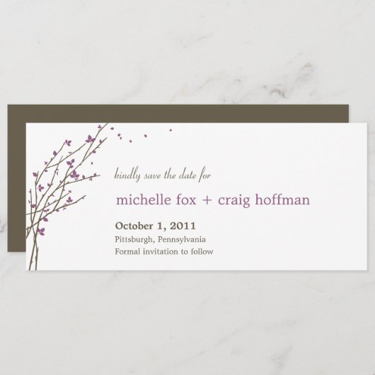 Het blokkeren de Tak sparen de Datum Kaart - krott (Voorkant / Achterkant)