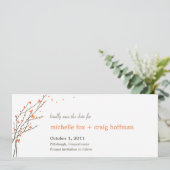 Het blokkeren de Tak sparen de Datum Kaart - Oranj (Staand voorkant)