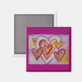 Het blokkeren van Liefde hoort Aangepaste Magneten (Voorkant / Achterkant)