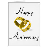 Het blokkeren van Ringen - de Gegraveerde Datum va (Voorkant)