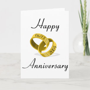 Het blokkeren van Ringen - de Gegraveerde Datum va Kaart