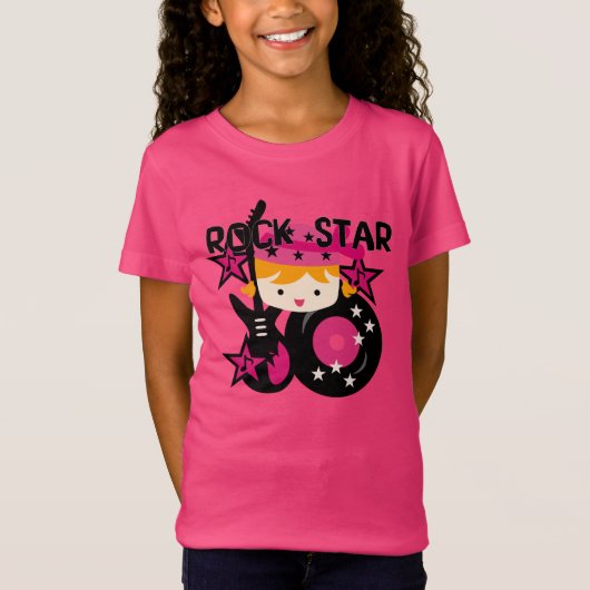 Het blonde Meisje van de Ster van de Rots T-shirt (Voorkant)