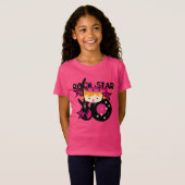 Het blonde Meisje van de Ster van de Rots T-shirt (Voorkant volledig)