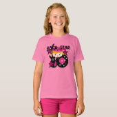 Het blonde Meisje van de Ster van de Rots T-shirt (Voorkant volledig)