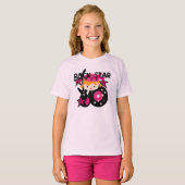 Het blonde Meisje van de Ster van de Rots T-shirt (Voorkant volledig)