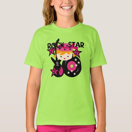 Het blonde Meisje van de Ster van de Rots T-shirt (Voorkant)