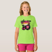 Het blonde Meisje van de Ster van de Rots T-shirt (Voorkant volledig)