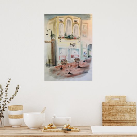 Het Blossom Café Poster (Keuken)