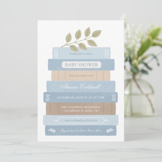 Het Blue Boy Baby shower Kaart (Staand voorkant)