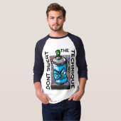 het blue can DJ shirt (Voorkant volledig)