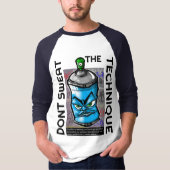 het blue can DJ shirt (Voorkant)