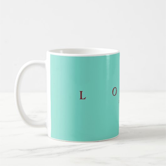 Het Blue Heart Collectie - Verspreid Liefde Mok (Links)