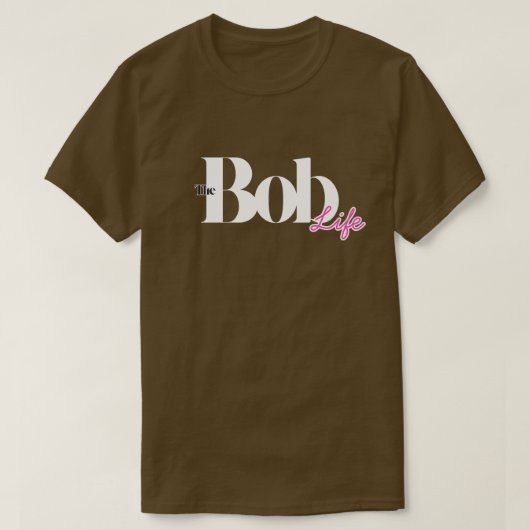 "Het Bob Leven" Kapsalon Stemming T-shirt (Design voorkant)