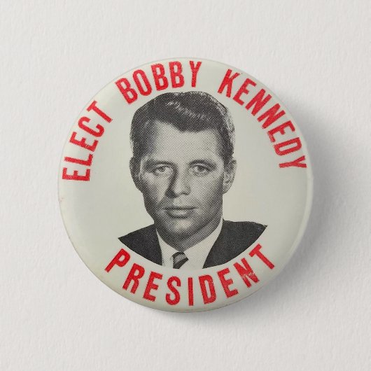 Het Bobby Kennedy President Ronde Button 5,7 Cm (Voorkant)