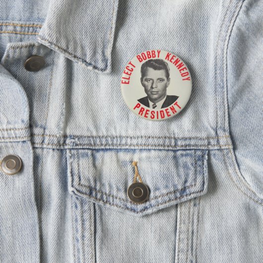 Het Bobby Kennedy President Ronde Button 5,7 Cm (In situ)