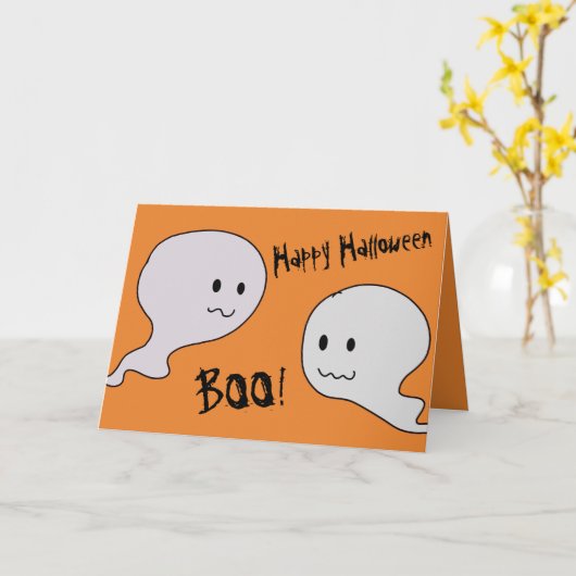 Het Boe-geroep van Hey! De leuke Kaart van (Gele Bloem)