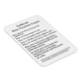 Het boeddhistische Gebed van de Vriendelijkheid Magneet (Rechterzijde)