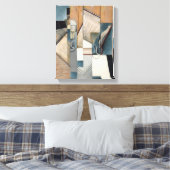 Het boek, 1913 canvas afdruk (Insitu (Slaapkamer))