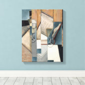 Het boek, 1913 canvas afdruk (Insitu (Houten vloer))