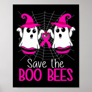 Het boek Bijen Borstkanker Bewustzijn Halloween Poster