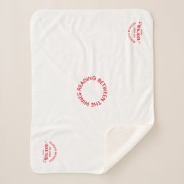 Het boek Club Crest Lees Bespreek Herhaling Sherpa Deken