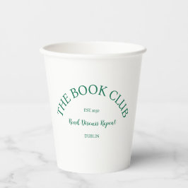 Het boek Club Green Crest Lees Bespreek Herhaling Papieren Bekers