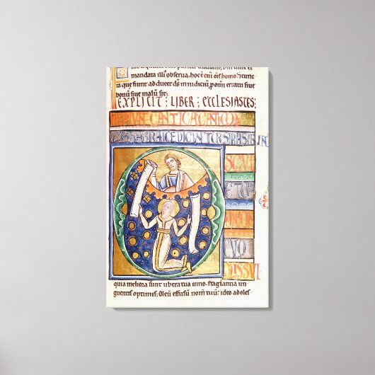 Het boek ecclesiastes canvas afdruk (Voorkant)