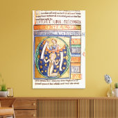 Het boek ecclesiastes canvas afdruk (Insitu (Woonkamer))
