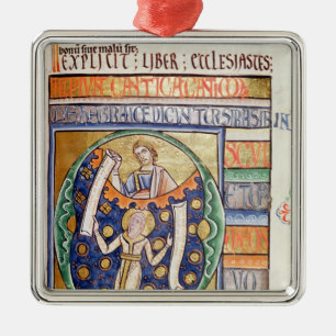 Het boek ecclesiastes metalen ornament