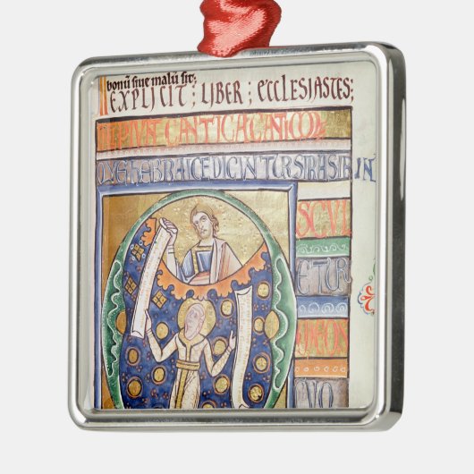 Het boek ecclesiastes metalen ornament (Links)
